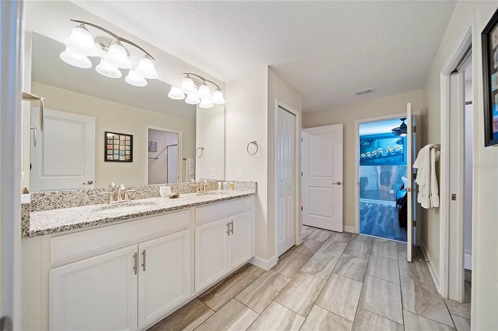 Ocean wing bathroom double vanity