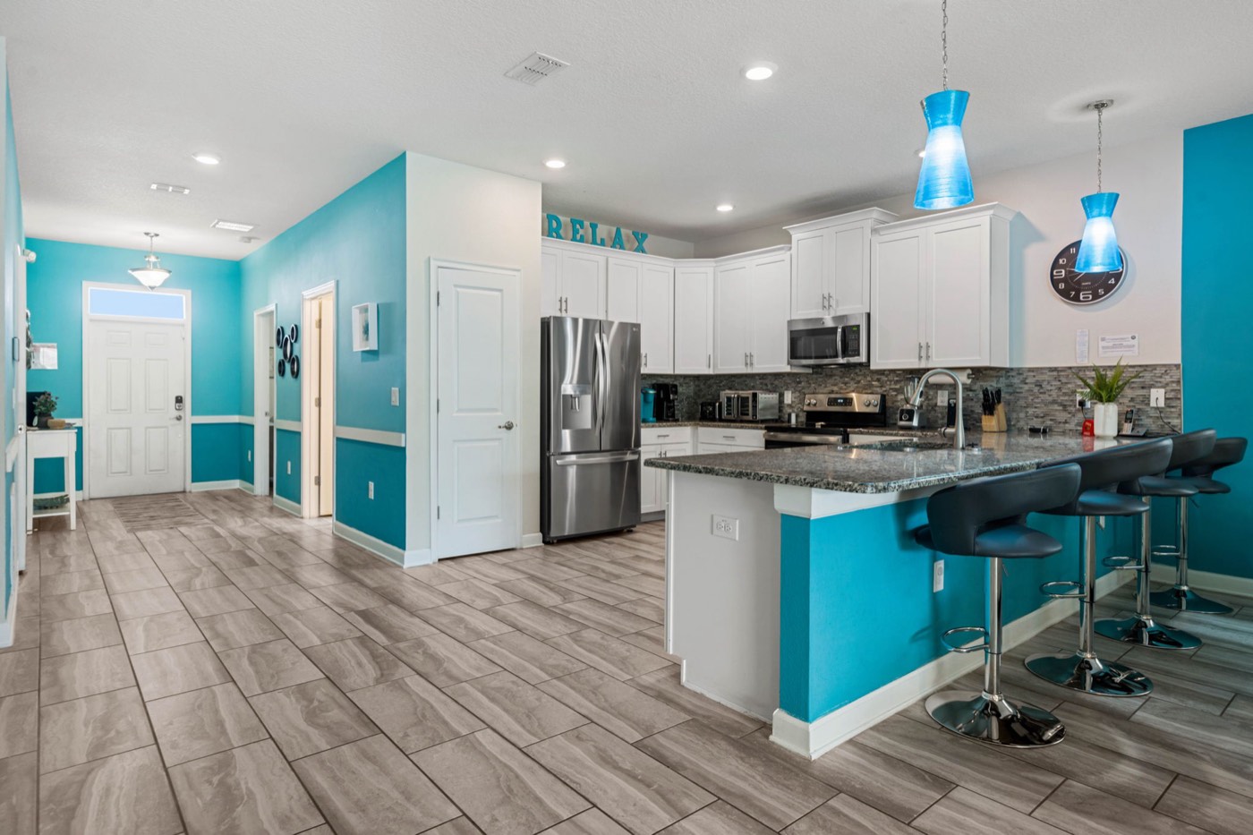 Fully equipped villa kitchen