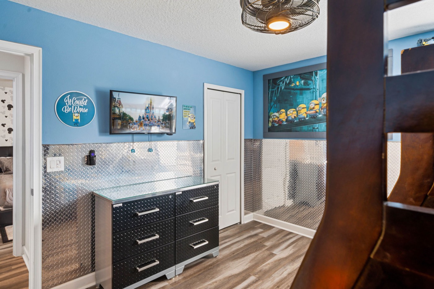 Minions themed bedroom